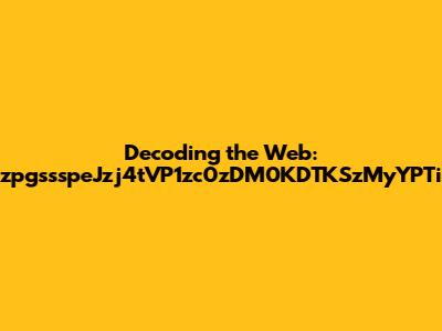 Decoding the Web: zpgssspeJzj4tVP1zc0zDM0KDTKSzMyYPTi
